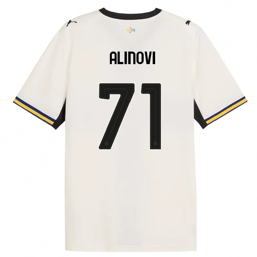 DanxenメンズFilippo Alinovi#71オフホワイト ブラック イエローホームシャツ2026/27ジャージーユニフォーム