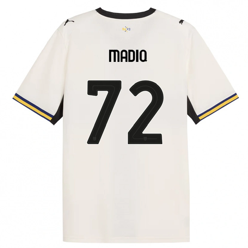 DanxenメンズAbdelaziz Madiq#72オフホワイト ブラック イエローホームシャツ2026/27ジャージーユニフォーム