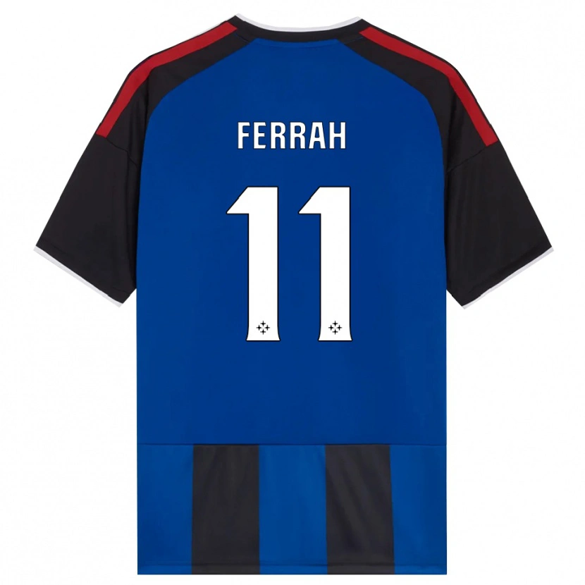 DanxenメンズIchem Ferrah#11ブラック レッド ホワイト ブルーホームシャツ2026/27ジャージーユニフォーム