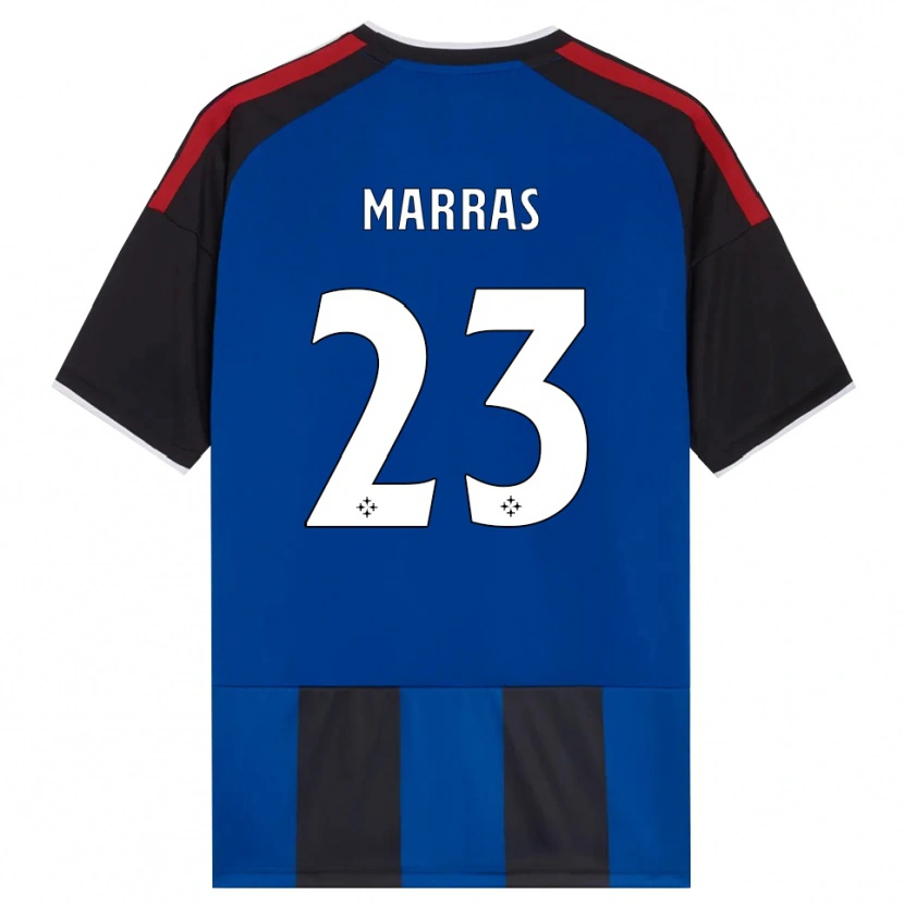 DanxenメンズTommaso Marras#23ブラック レッド ホワイト ブルーホームシャツ2026/27ジャージーユニフォーム