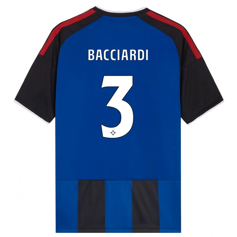 DanxenメンズLorenzo Bacciardi#3ブラック レッド ホワイト ブルーホームシャツ2026/27ジャージーユニフォーム