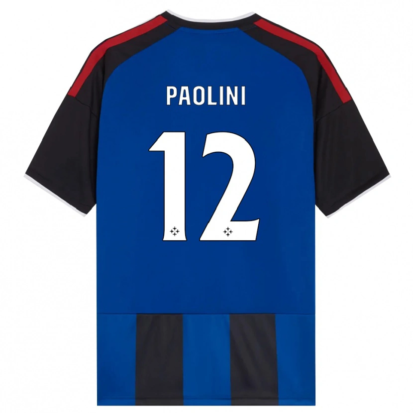 DanxenメンズAndrea Paolini#12ブラック レッド ホワイト ブルーホームシャツ2026/27ジャージーユニフォーム