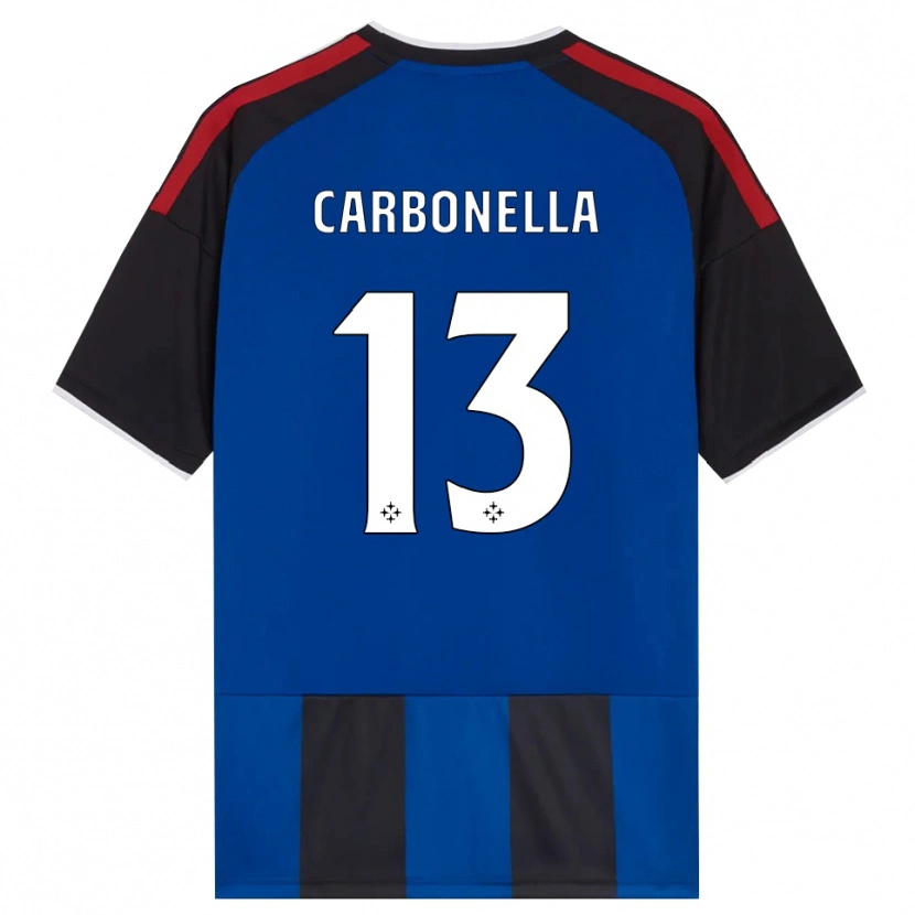 DanxenメンズFrancesco Carbonella#13ブラック レッド ホワイト ブルーホームシャツ2026/27ジャージーユニフォーム