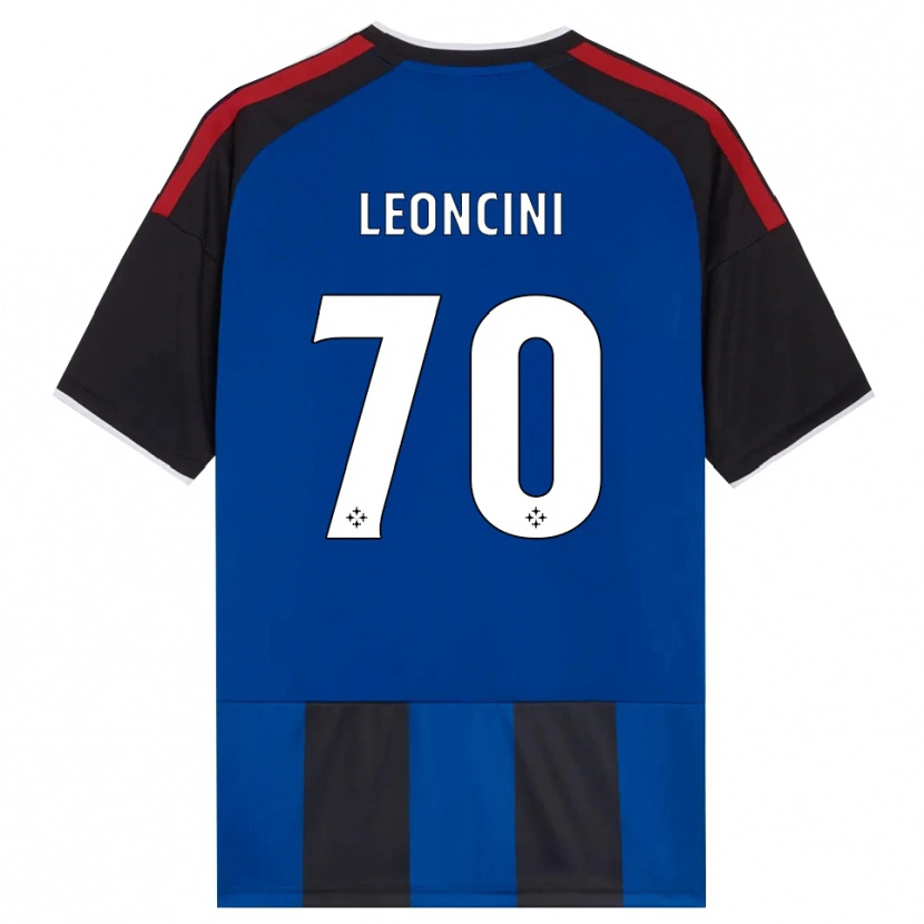 DanxenメンズMattia Leoncini#70ブラック レッド ホワイト ブルーホームシャツ2026/27ジャージーユニフォーム
