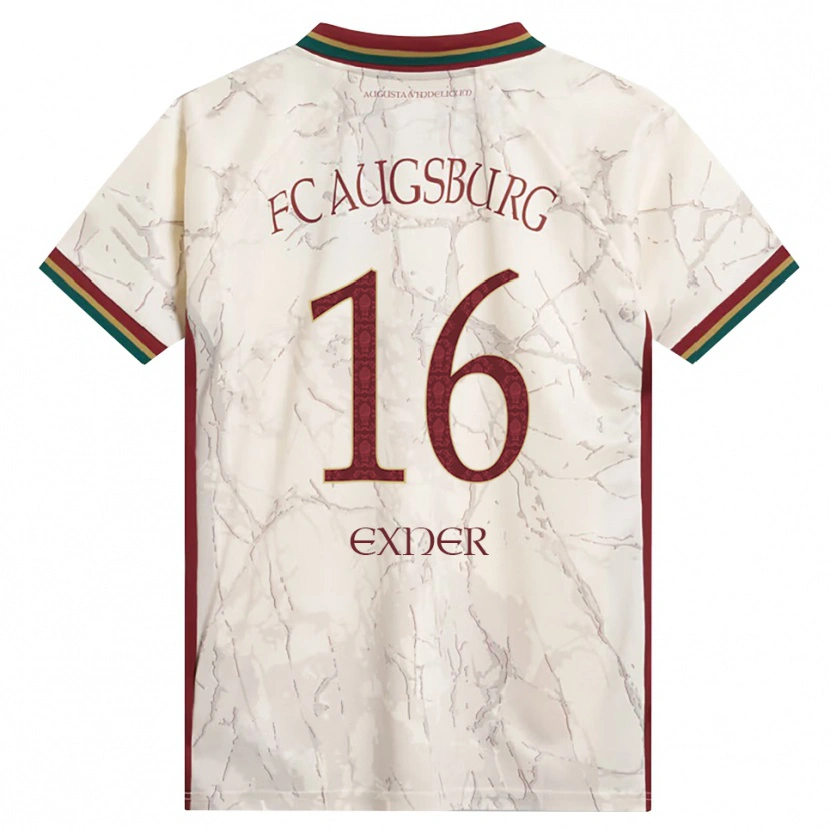 DanxenメンズBen Exner#16グリーン ライス ホワイト バーガンディホームシャツ2026/27ジャージーユニフォーム