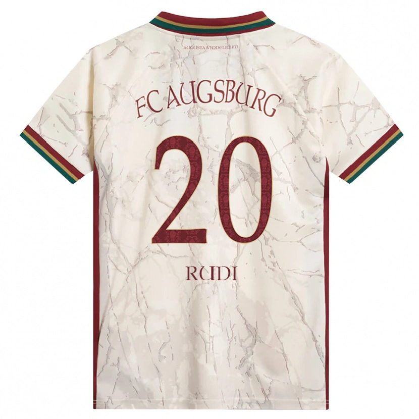 DanxenメンズRafael Rudi#20グリーン ライス ホワイト バーガンディホームシャツ2026/27ジャージーユニフォーム