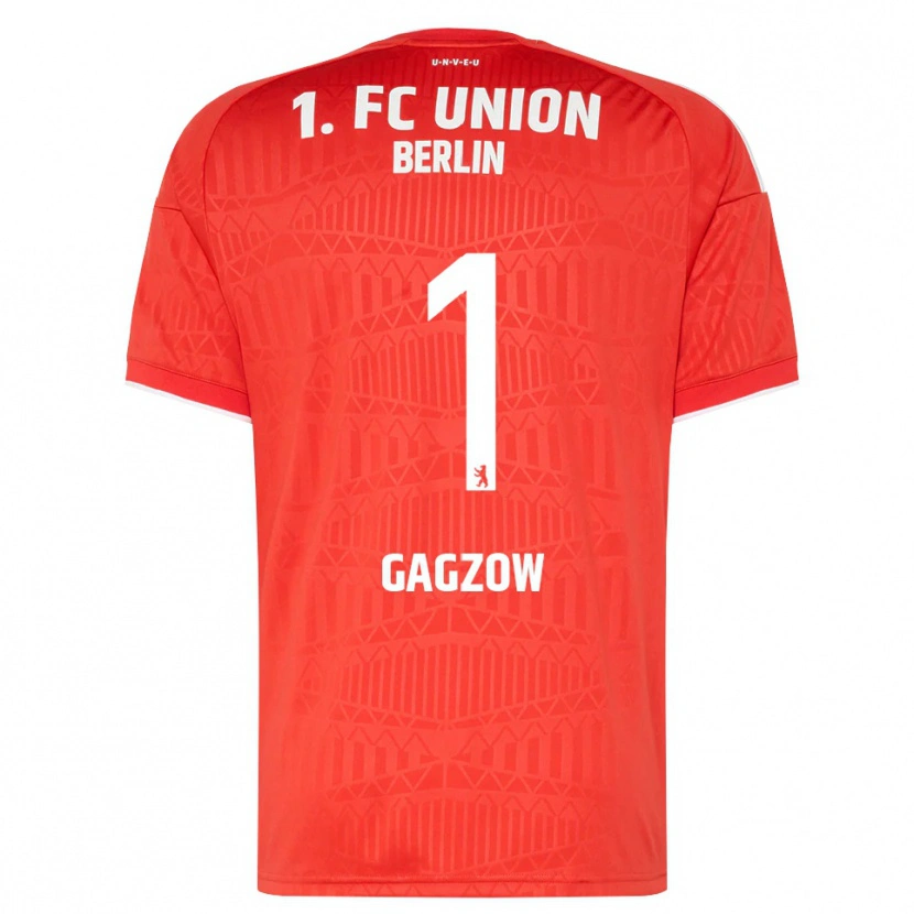 DanxenメンズFritz Gagzow#1レッド ホワイトホームシャツ2026/27ジャージーユニフォーム
