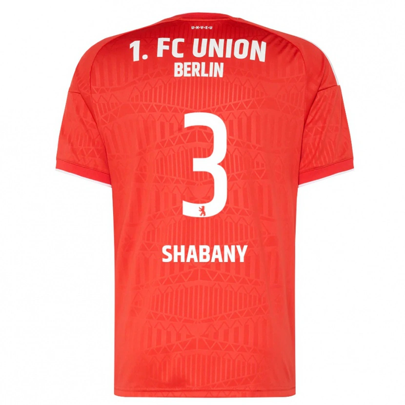 DanxenメンズAlec Shabany#3レッド ホワイトホームシャツ2026/27ジャージーユニフォーム