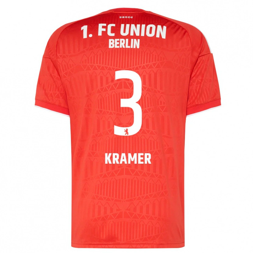 DanxenメンズCarlos Kramer#3レッド ホワイトホームシャツ2026/27ジャージーユニフォーム