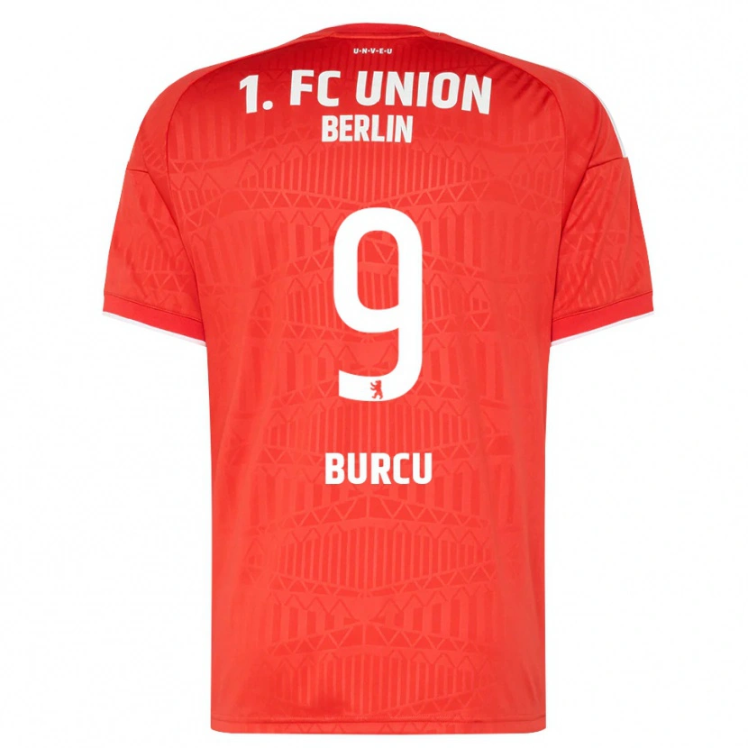 DanxenメンズLivan Burcu#9レッド ホワイトホームシャツ2026/27ジャージーユニフォーム