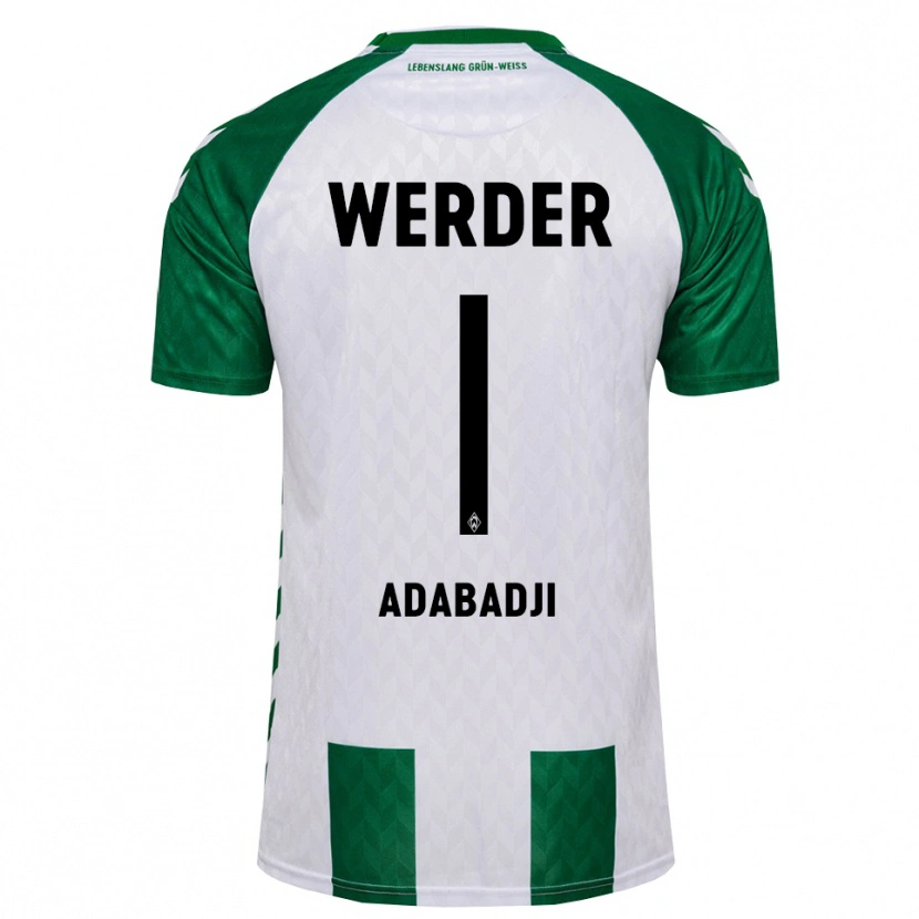 DanxenメンズKwassi-Vivien Felix Adabadji#1グリーン ホワイトホームシャツ2026/27ジャージーユニフォーム