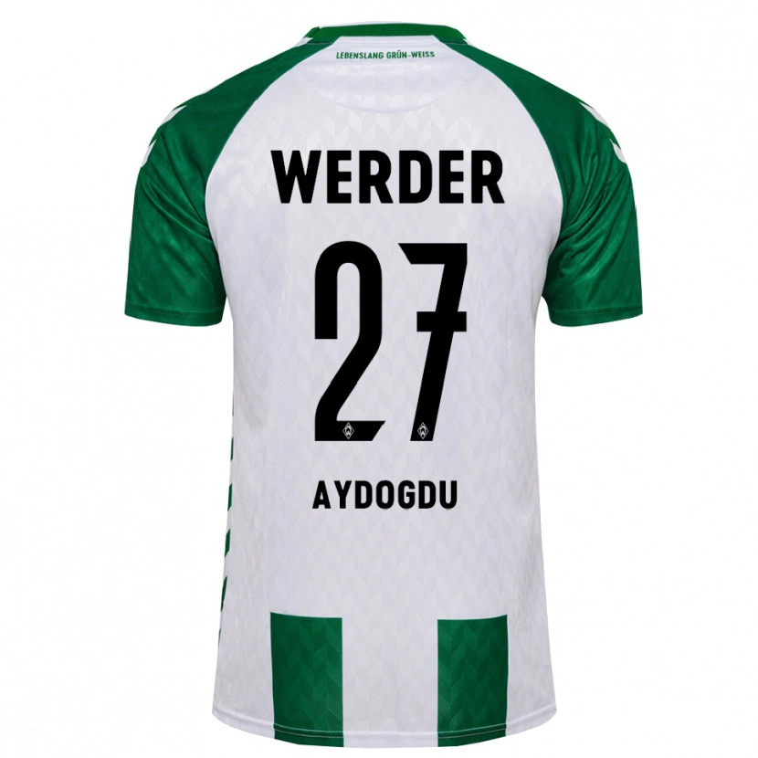 DanxenメンズOnur Aydogdu#27グリーン ホワイトホームシャツ2026/27ジャージーユニフォーム