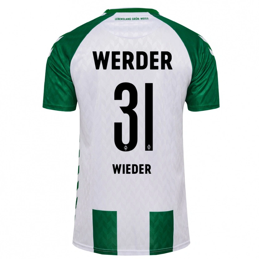 DanxenメンズVerena Wieder#31グリーン ホワイトホームシャツ2026/27ジャージーユニフォーム