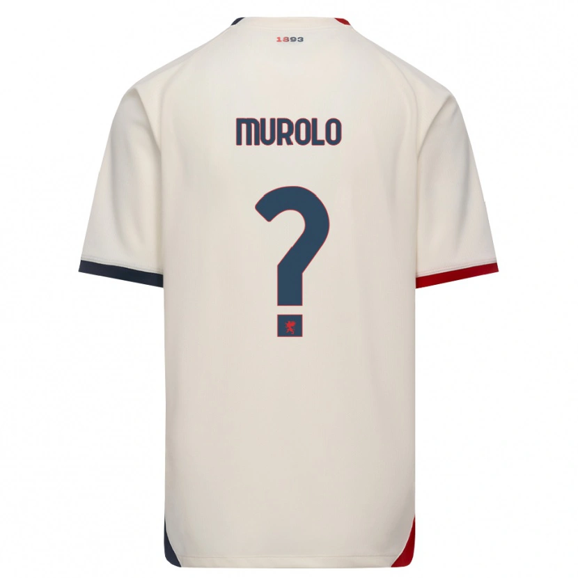 DanxenメンズLuigi Murolo#0オフホワイト レッドアウェイシャツ2026/27ジャージーユニフォーム