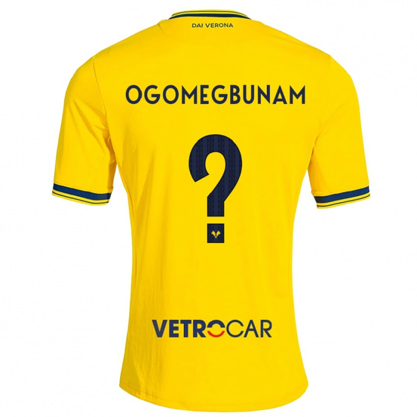 DanxenメンズIzu Ogomegbunam#0イエロー レッドアウェイシャツ2026/27ジャージーユニフォーム