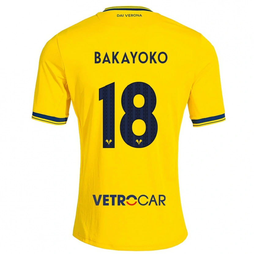 DanxenメンズDramane Bayoko#18イエロー レッドアウェイシャツ2026/27ジャージーユニフォーム