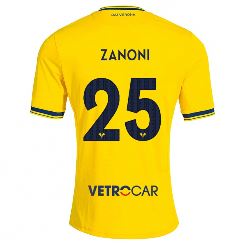 DanxenメンズGreta Zanoni#25イエロー レッドアウェイシャツ2026/27ジャージーユニフォーム