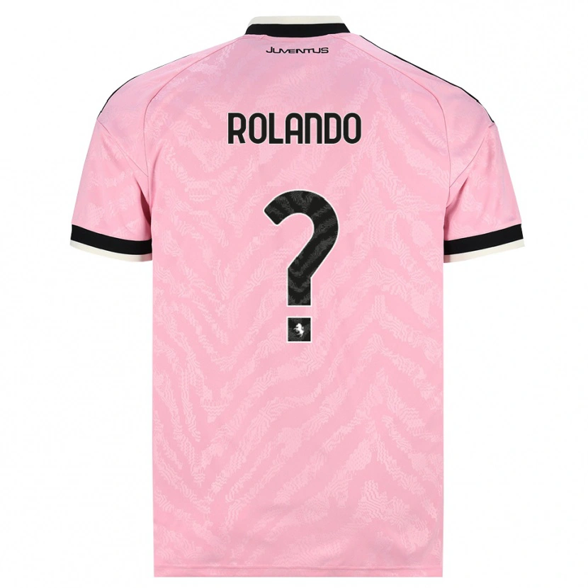 DanxenメンズMatteo Rolando#0ピンク ブラックアウェイシャツ2026/27ジャージーユニフォーム