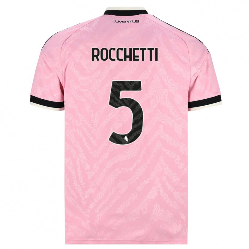 DanxenメンズEdoardo Rocchetti#5ピンク ブラックアウェイシャツ2026/27ジャージーユニフォーム