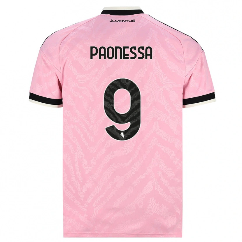 DanxenメンズRiccardo Paonessa#9ピンク ブラックアウェイシャツ2026/27ジャージーユニフォーム