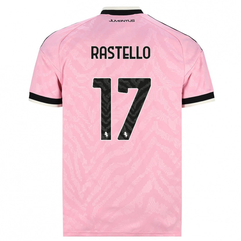 DanxenメンズEdoardo Rastello#17ピンク ブラックアウェイシャツ2026/27ジャージーユニフォーム