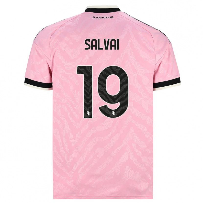 DanxenメンズPietro Salvai#19ピンク ブラックアウェイシャツ2026/27ジャージーユニフォーム