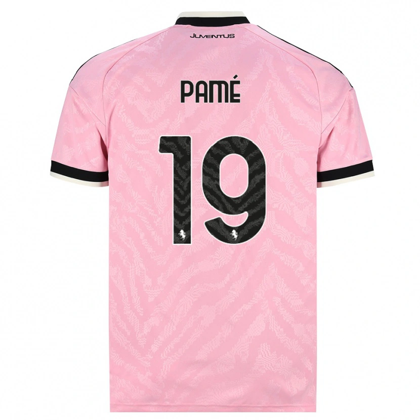 DanxenメンズMamadou Pamé#19ピンク ブラックアウェイシャツ2026/27ジャージーユニフォーム