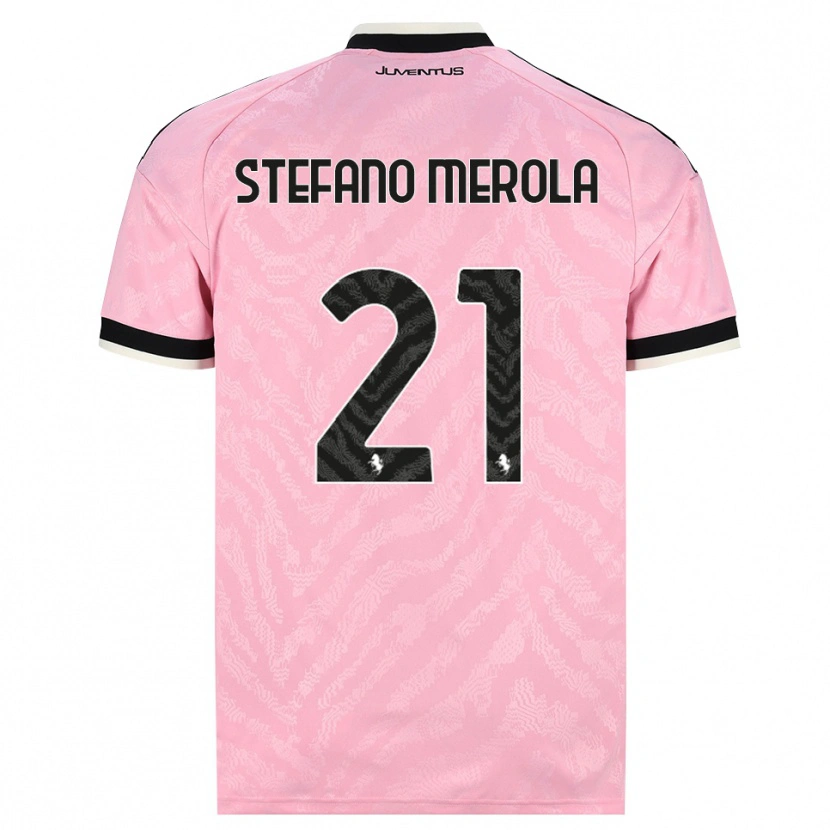 DanxenメンズAntonio Stefano Merola#21ピンク ブラックアウェイシャツ2026/27ジャージーユニフォーム