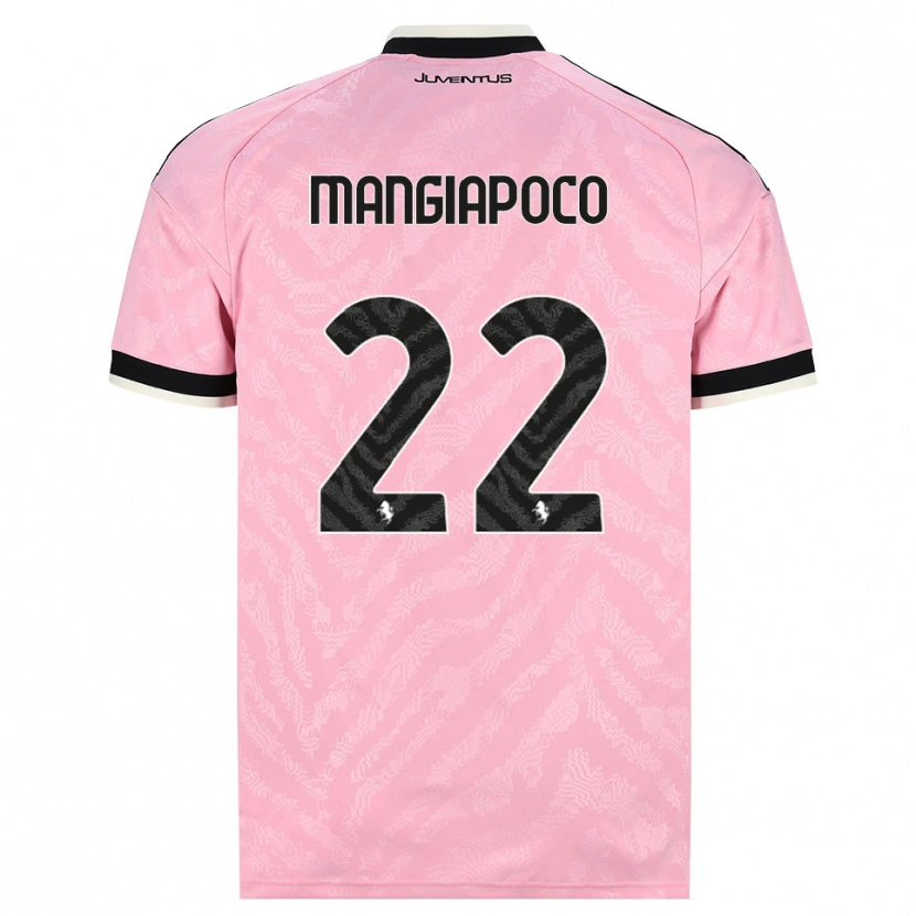 DanxenメンズStefano Mangiapoco#22ピンク ブラックアウェイシャツ2026/27ジャージーユニフォーム