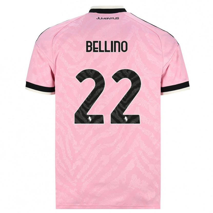 DanxenメンズFilippo Bellino#22ピンク ブラックアウェイシャツ2026/27ジャージーユニフォーム