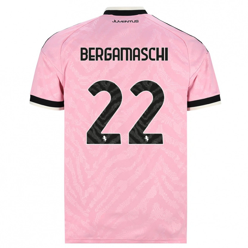 Danxenメンズヴァレンティーナ・ベルガマスキ#22ピンク ブラックアウェイシャツ2026/27ジャージーユニフォーム