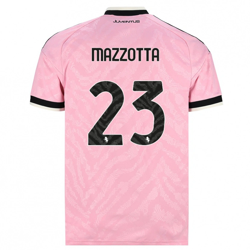 DanxenメンズRaphael Mazzotta#23ピンク ブラックアウェイシャツ2026/27ジャージーユニフォーム