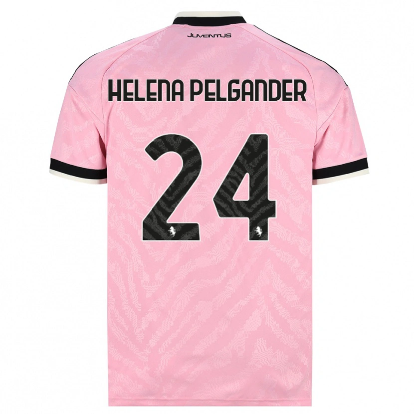 DanxenメンズElsa Helena Pelgander#24ピンク ブラックアウェイシャツ2026/27ジャージーユニフォーム
