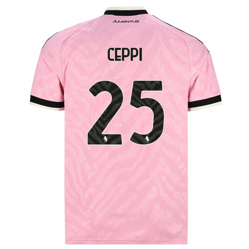 DanxenメンズPaolo Ceppi#25ピンク ブラックアウェイシャツ2026/27ジャージーユニフォーム