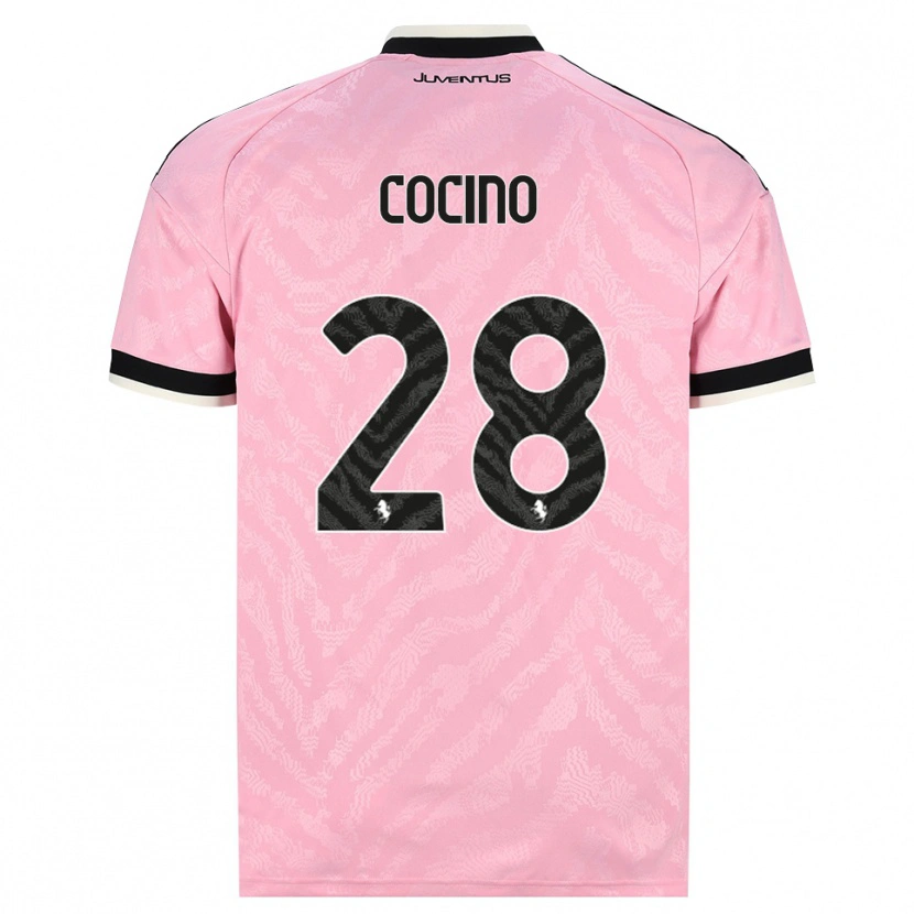 DanxenメンズMartina Cocino#28ピンク ブラックアウェイシャツ2026/27ジャージーユニフォーム