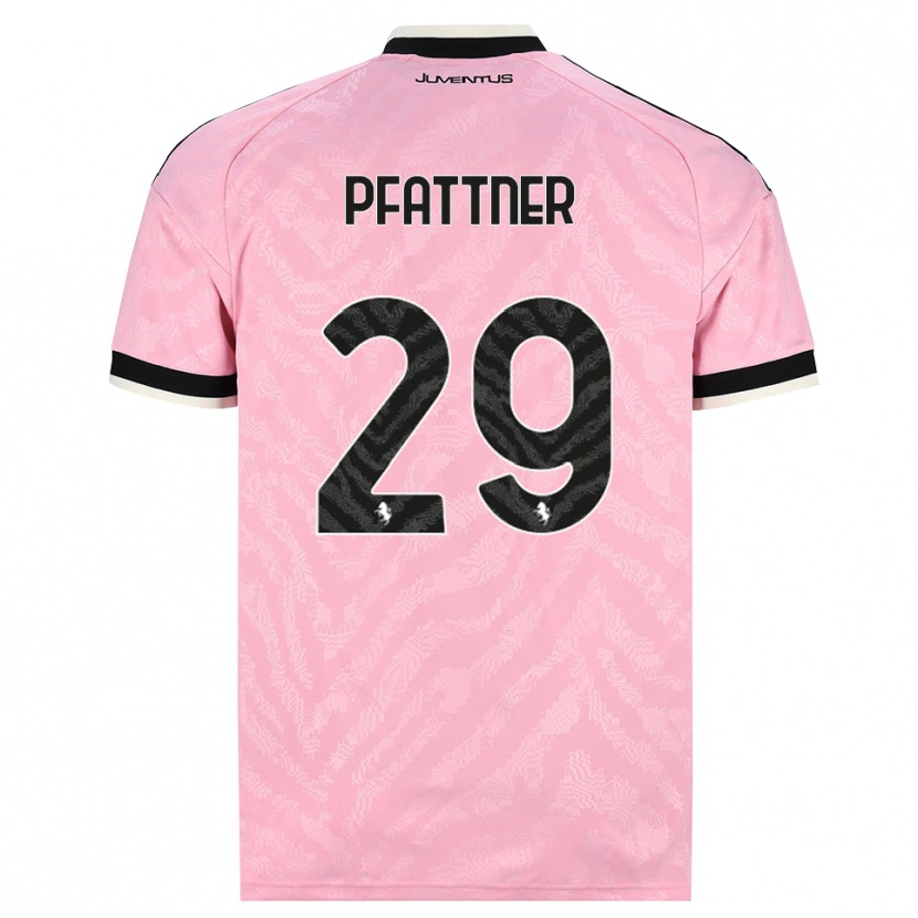 DanxenメンズElisa Pfattner#29ピンク ブラックアウェイシャツ2026/27ジャージーユニフォーム