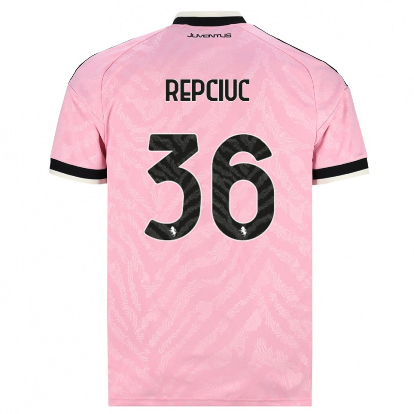 DanxenメンズGabriel Repciuc#36ピンク ブラックアウェイシャツ2026/27ジャージーユニフォーム
