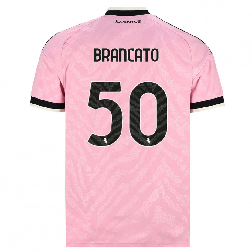 DanxenメンズAlessandro Brancato#50ピンク ブラックアウェイシャツ2026/27ジャージーユニフォーム