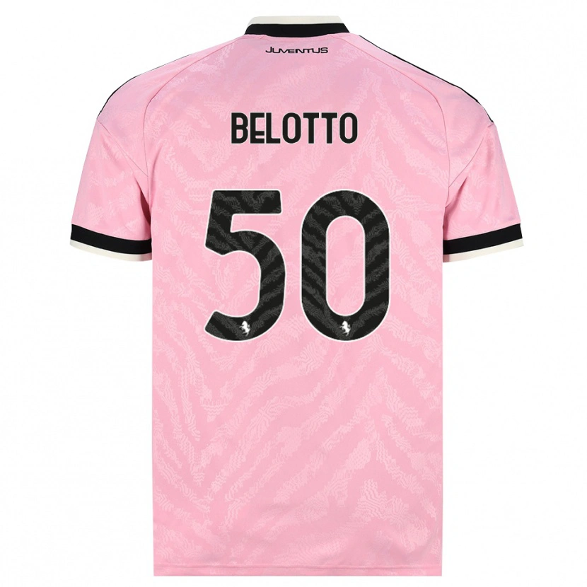 DanxenメンズSoledad Belotto#50ピンク ブラックアウェイシャツ2026/27ジャージーユニフォーム