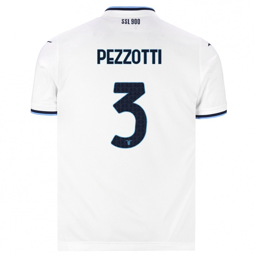 DanxenメンズArianna Pezzotti#3ホワイト ネイビーブルーアウェイシャツ2026/27ジャージーユニフォーム
