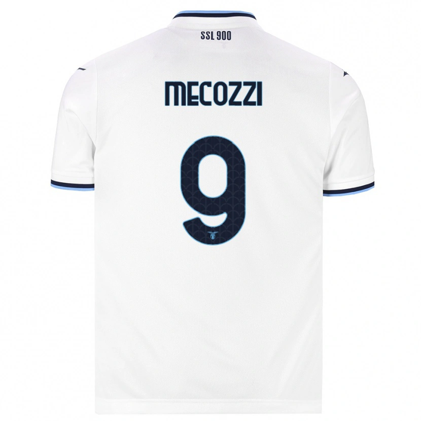 DanxenメンズManuel Mecozzi#9ホワイト ネイビーブルーアウェイシャツ2026/27ジャージーユニフォーム