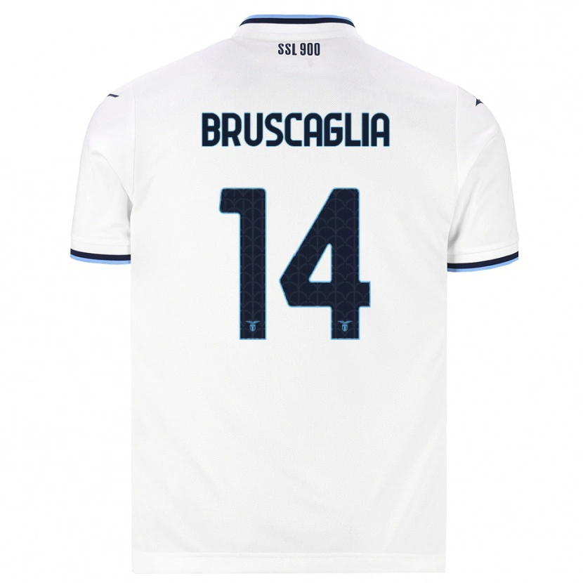 DanxenメンズLukas Bruscaglia#14ホワイト ネイビーブルーアウェイシャツ2026/27ジャージーユニフォーム