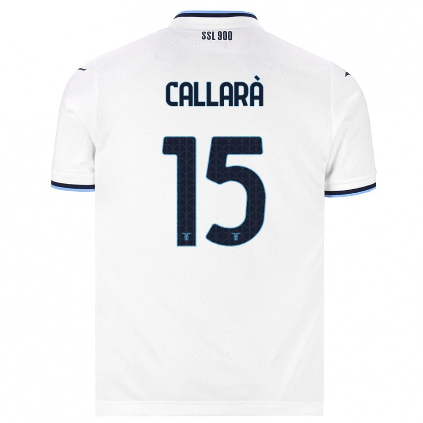 DanxenメンズNicholas Callarà#15ホワイト ネイビーブルーアウェイシャツ2026/27ジャージーユニフォーム
