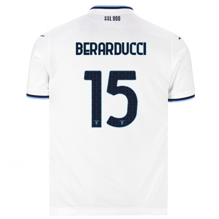 DanxenメンズMartina Berarducci#15ホワイト ネイビーブルーアウェイシャツ2026/27ジャージーユニフォーム