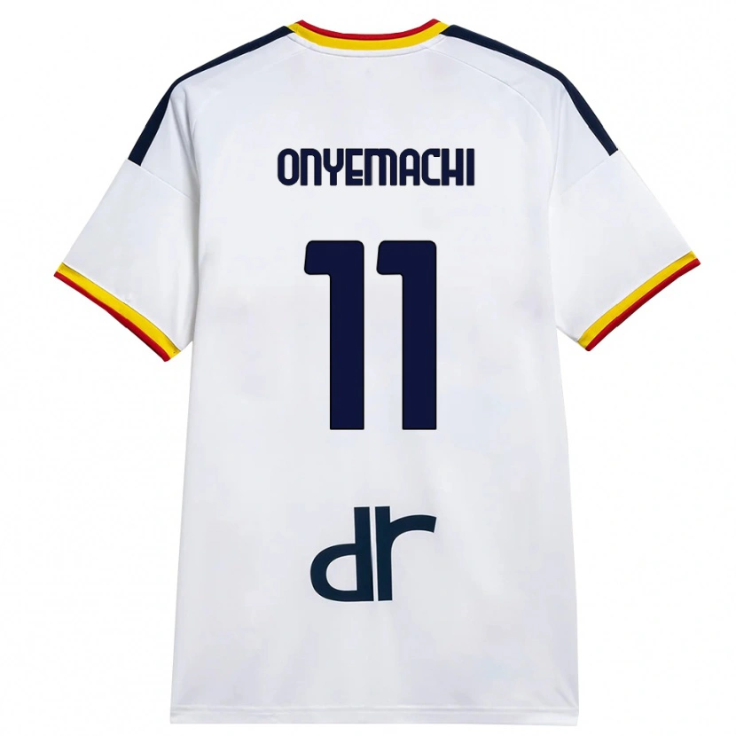 DanxenメンズDivine Onyemachi#11ホワイト イエロー レッドアウェイシャツ2026/27ジャージーユニフォーム