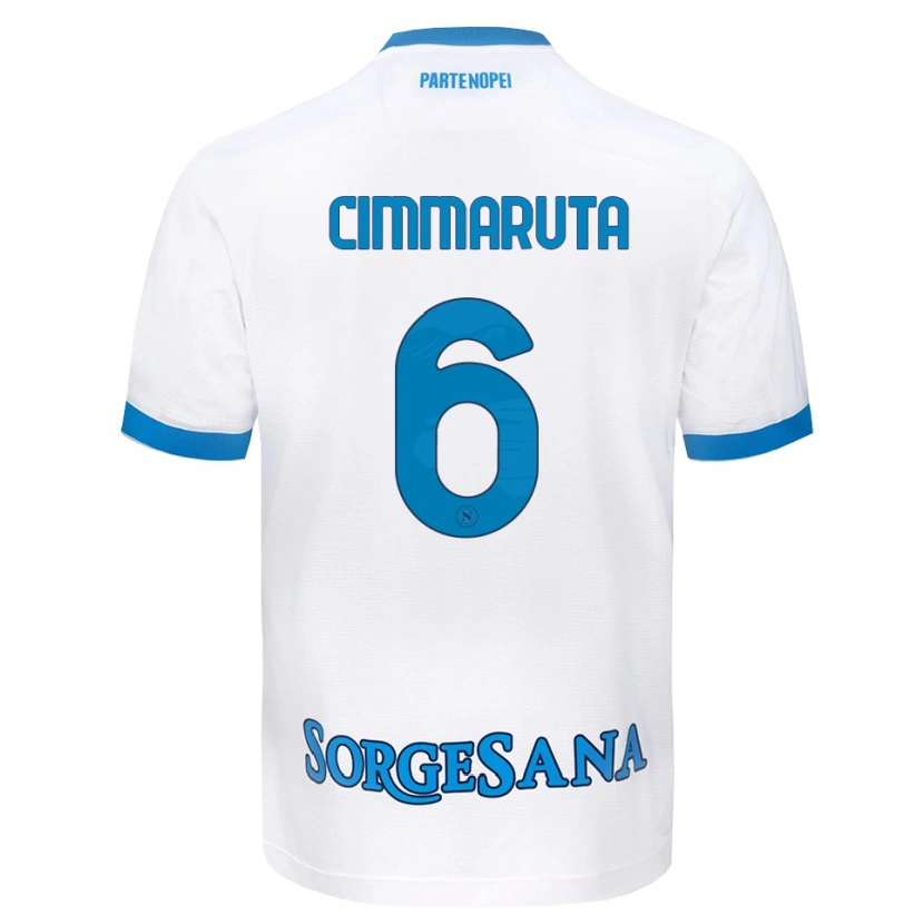 DanxenメンズAntonio Cimmaruta#6ホワイト スカイブルーアウェイシャツ2026/27ジャージーユニフォーム