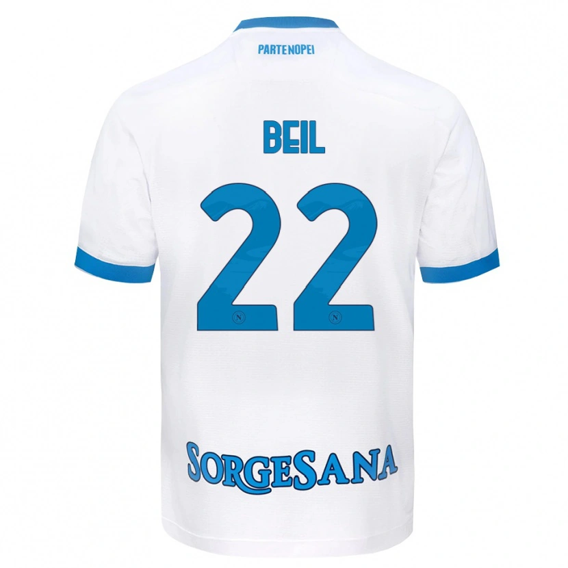 DanxenメンズVivien Beil#22ホワイト スカイブルーアウェイシャツ2026/27ジャージーユニフォーム