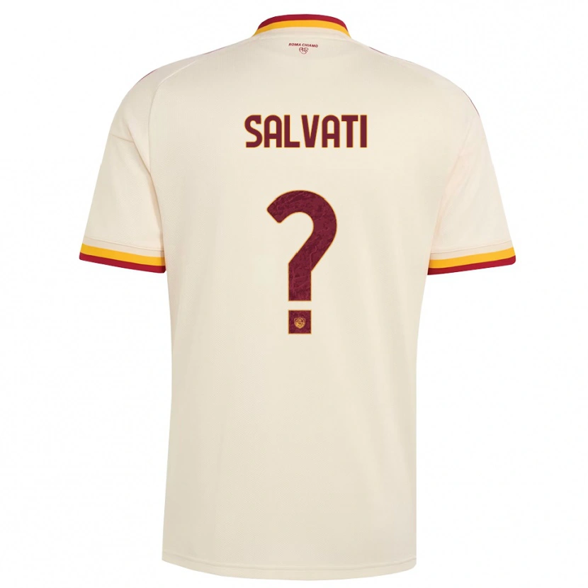 DanxenメンズManuel Salvati#0シャンパン レッド イエローアウェイシャツ2026/27ジャージーユニフォーム