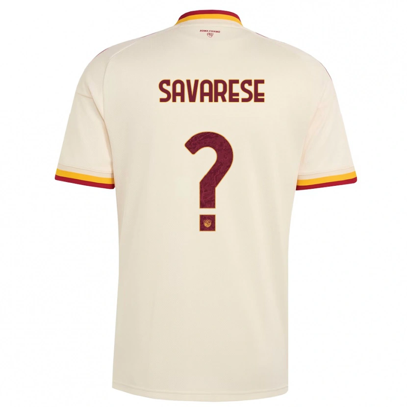 DanxenメンズBruno Savarese#0シャンパン レッド イエローアウェイシャツ2026/27ジャージーユニフォーム
