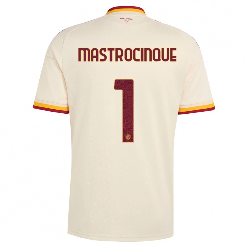 DanxenメンズLuca Mastrocinque#1シャンパン レッド イエローアウェイシャツ2026/27ジャージーユニフォーム